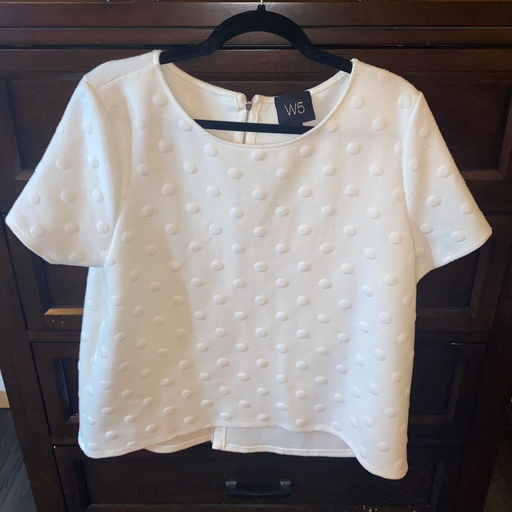 White Formal Top